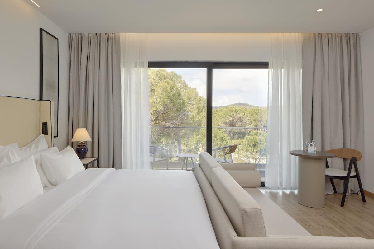 Minibar, safe på rommet, skrivebord og skrivebord for bærbar PC