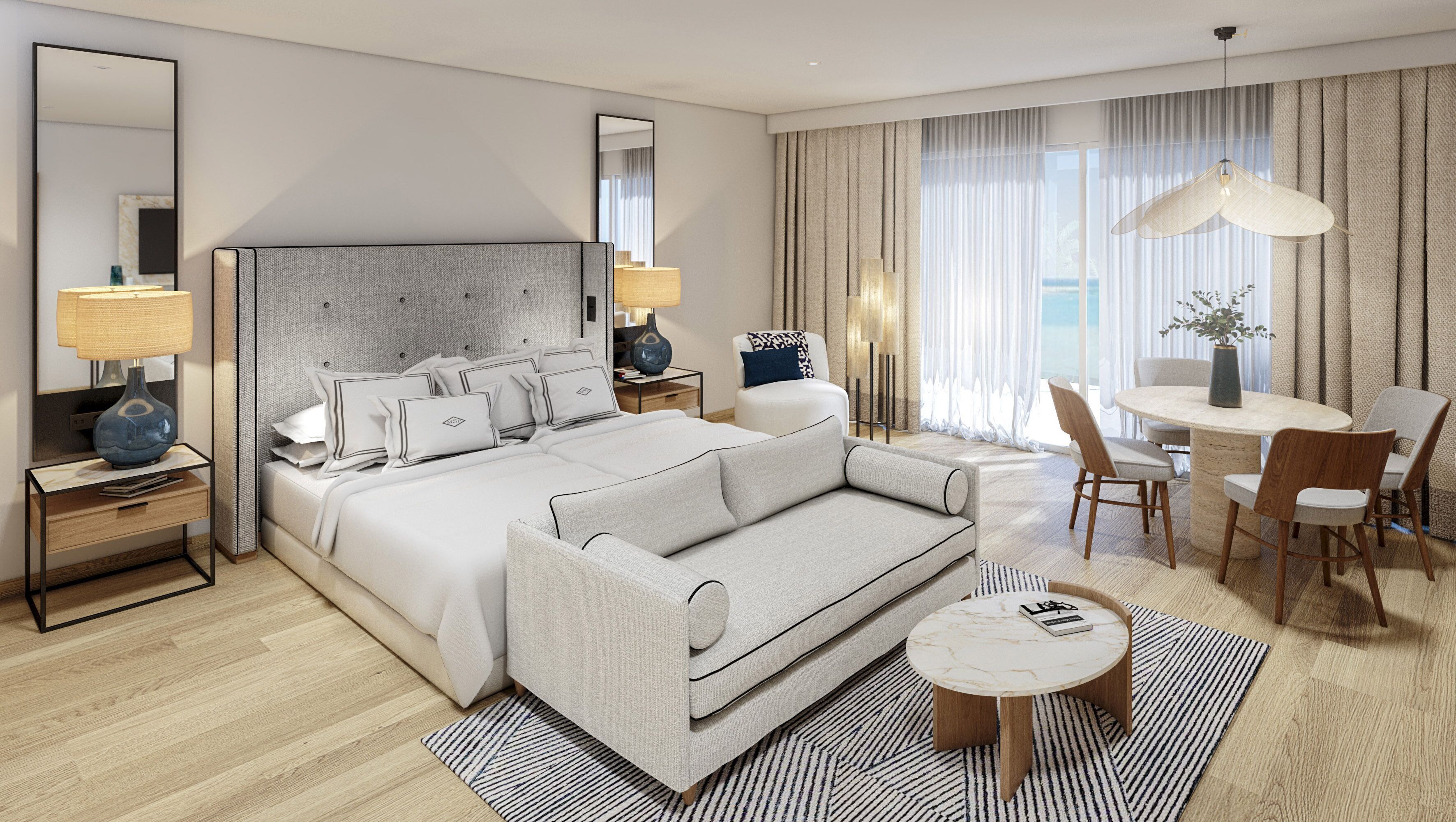 Minibar, in-room safe, desk, laptop workspace