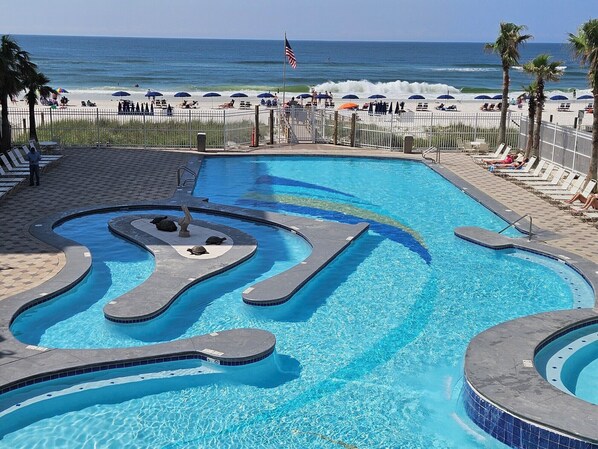 Indoor pool, a heated pool
