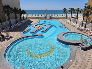 Indoor pool, a heated pool