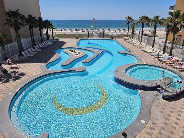 Indoor pool, a heated pool