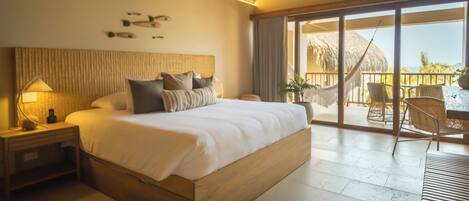 Literie hypoallergénique, coffres-forts dans les chambres