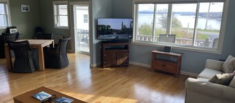 Country retreat with incredible ocean and island views.