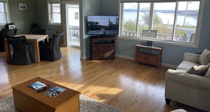 Country retreat with incredible ocean and island views.