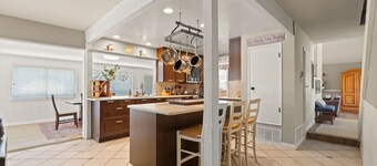 Grand Piano, Stocked Kitchen, Modern Decor