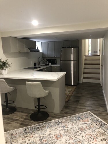 Private cozy basement apartment unit located in quite neighborhood