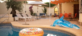 Family-friendly villa with private pool in a fantastic location.