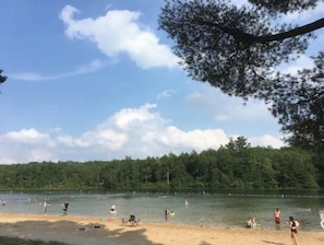 Enjoy serene lakeside views and engage in activities like swimming and sunbathing.