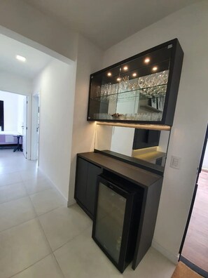 Private kitchen - Ap. Palmas Golden: Piscina, Praia e Brinquedoteca (Governador Celso Ramos)