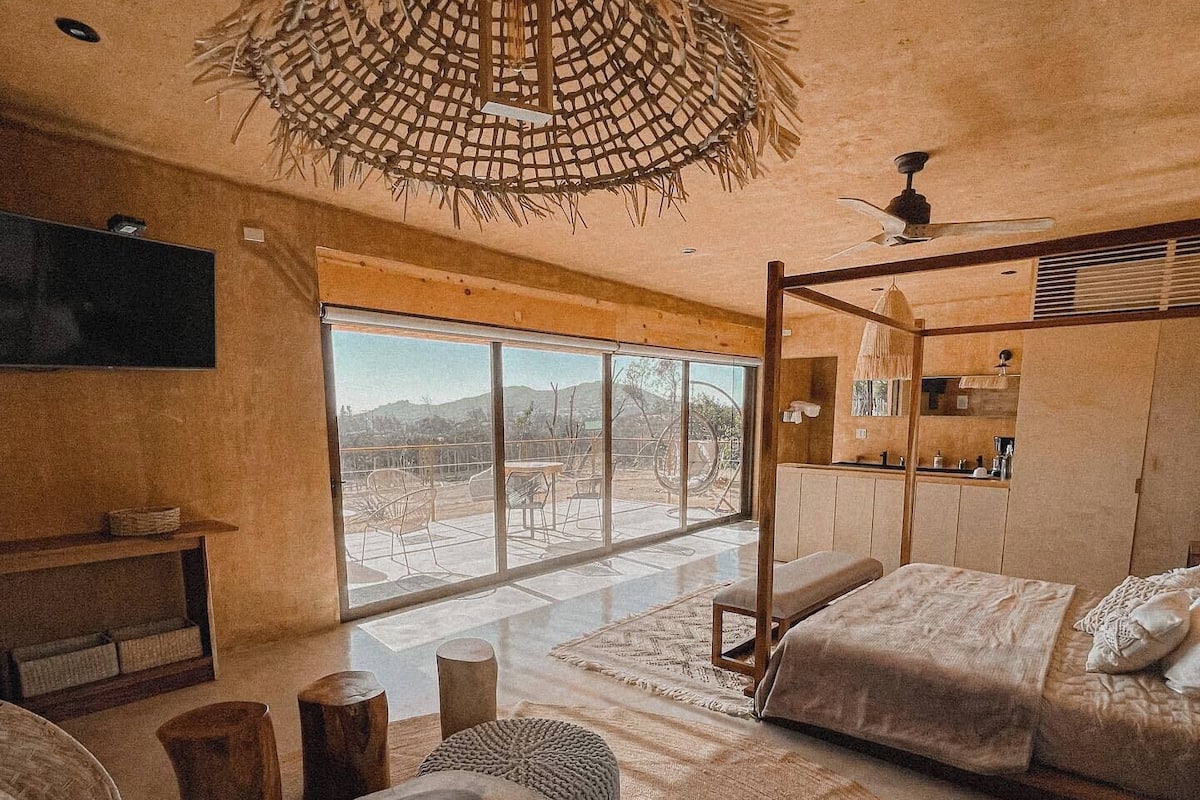 Casa Baja California Sur | 1 bilik tidur, peralatan tempat tidur premium, gebar bulu kapas