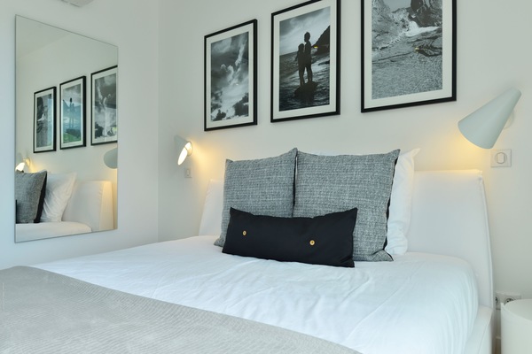 Apartment | 2 bilik tidur, peralatan tempat tidur premium, gebar bulu kapas