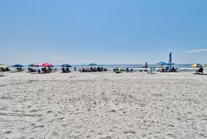 On the beach