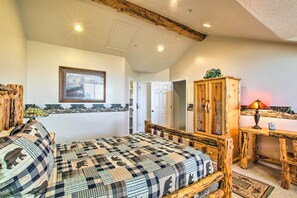 2 chambres, bureau, accès Internet, draps fournis