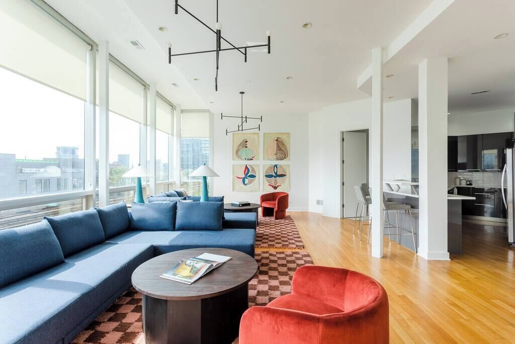TV, stereo, offices