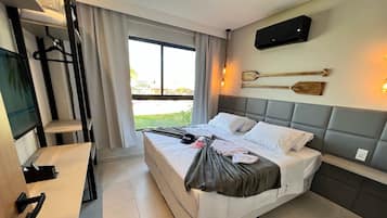 AH02I - 02 bloco 2 Colina- Eco Resort 324587848 FLAT 02 TERREO BL 02 COLINA VISTA MAR/PISCINA | Sábanas de algodón egipcio, ropa de cama de alta calidad y escritorio