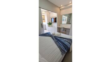 ET03H - 107 - Estrela do Mar 324587838 FLAT 107 EM FRENTE PISCINA | 2 soveværelser, egyptiske bomuldslagner, premium-sengetøj, skrivebord