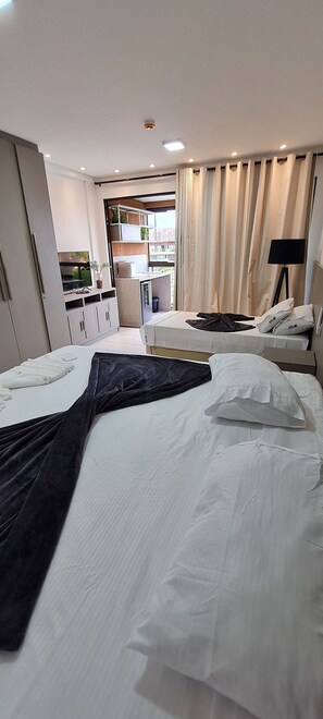 OG04H - 109 - Cavalo Marinho 324587844 FLAT 109 CM FRENTE PISCINA | 2 quartos, roupas de cama de algodão egípcio, roupas de cama premium