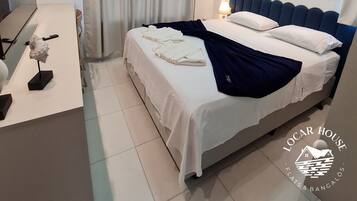 LR02H - 204 Bloco 2 Colina 324587841 FLAT 204 BL02 COLINA VISTA MAR E PISCINA | 2 quartos, roupas de cama de algodão egípcio, roupas de cama premium