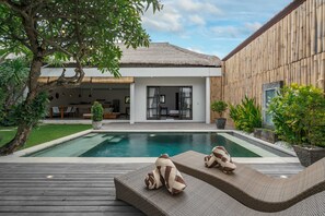 Basic Villa, 2 Queen Beds | Pool | Outdoor pool - Villa Art Gecko (Seminyak)