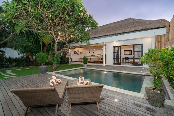 Basic Villa, 2 Queen Beds | Pool | Outdoor pool - Villa Art Gecko (Seminyak)