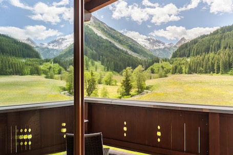 Property grounds. Apartment 'Haus Marchegg - Edelweiß' with Mountain View