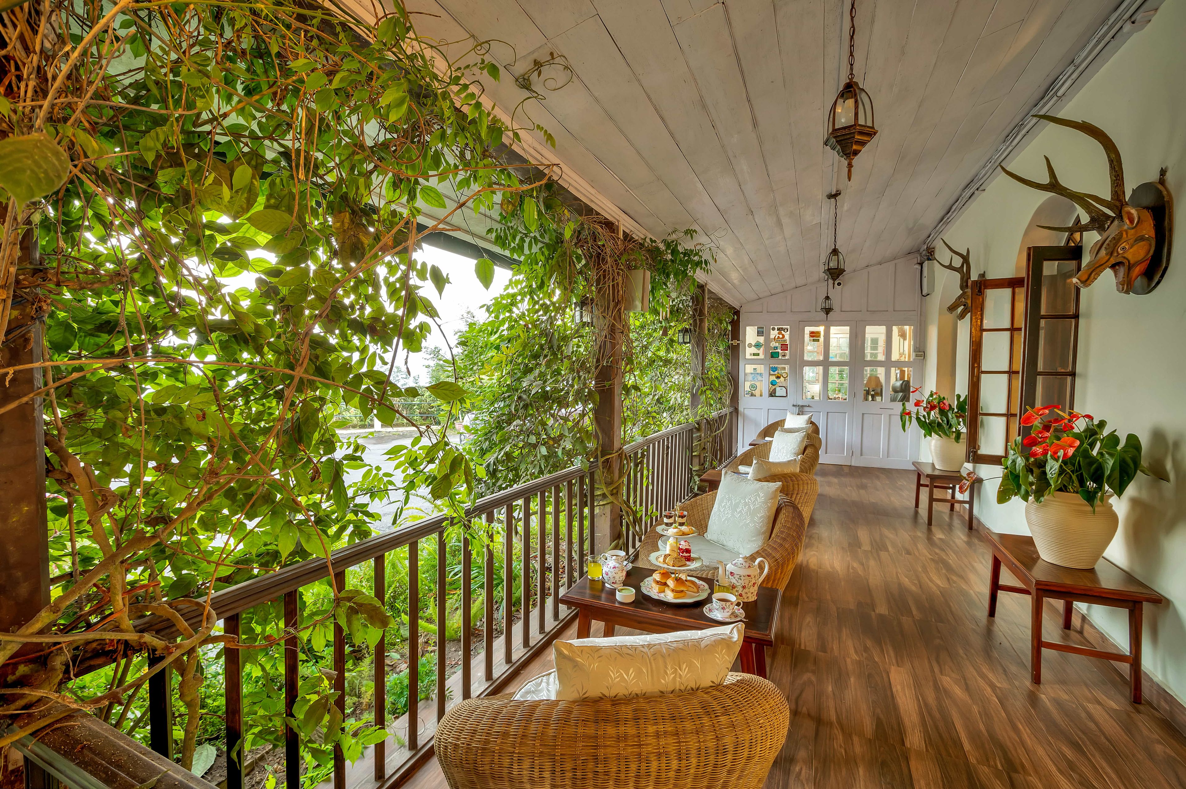 Sitteområde i lobbyen