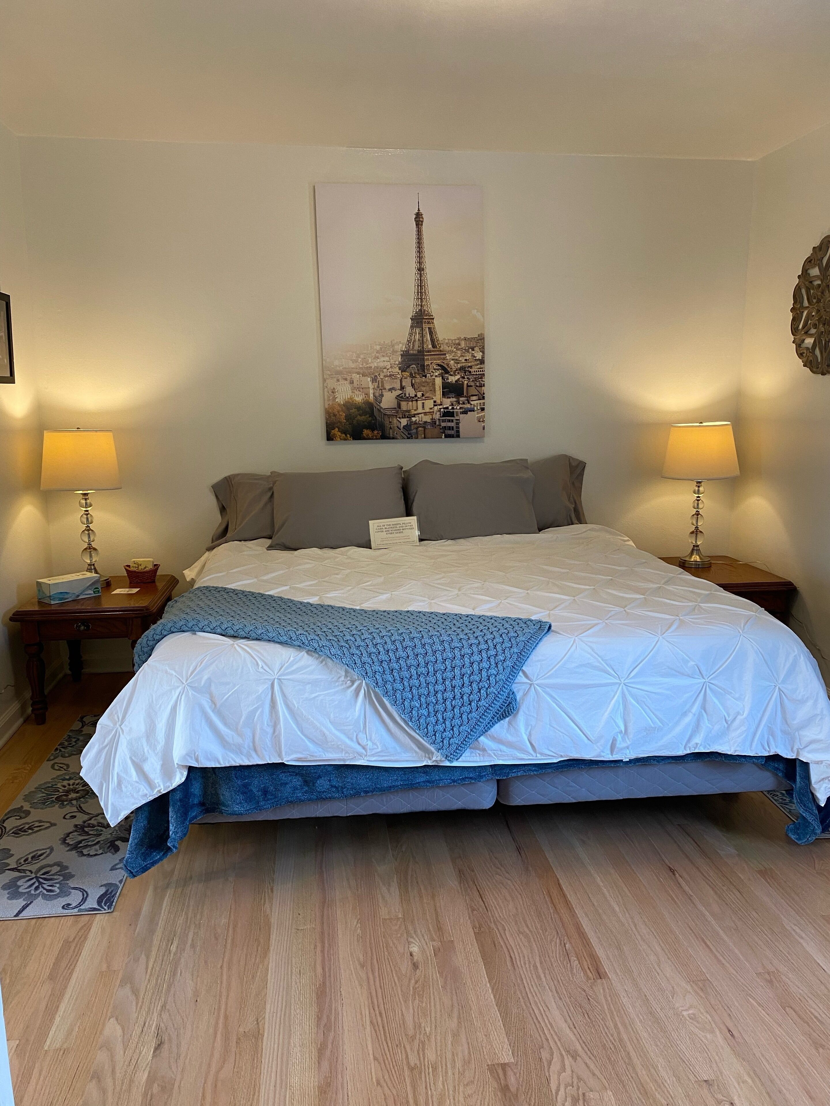 2 bedrooms, iron/ironing board, free WiFi, bed sheets