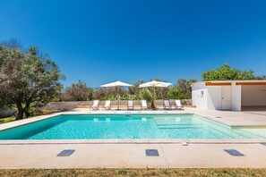 Seasonal outdoor pool - 3043 Villa Grazia by Perle di Puglia (Racale)