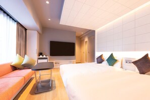Free WiFi, bed sheets - Karaksa Hotel Colors Tokyo Yaesu (Tokyo)