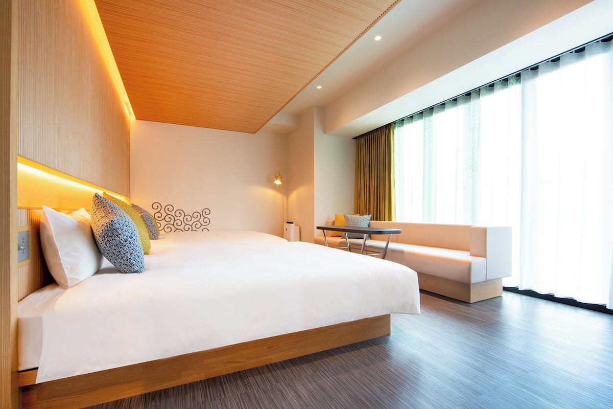 Kamar Twin Eksekutif, Bebas Asap Rokok (Wide, High Floor) | Wi-Fi gratis dan seprai linen