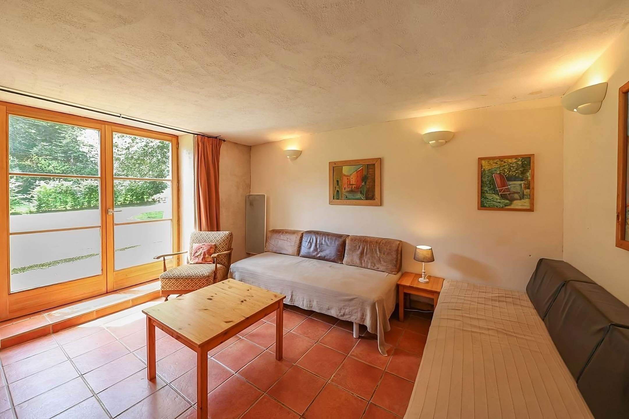 TV connectée, cheminée