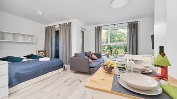 Iron/ironing board, WiFi, bed sheets