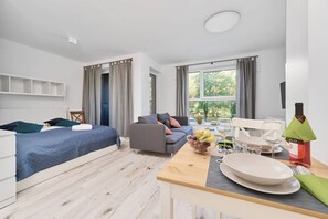 Iron/ironing board, WiFi, bed sheets