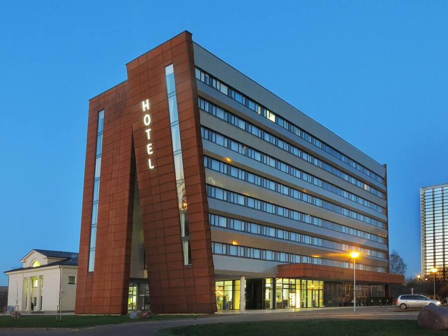 Front of property - evening/night
