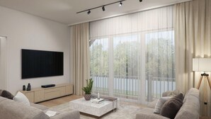 Rumah, Beberapa Tempat Tidur | Ruang keluarga | Televisi 42-inci dengan saluran TV kabel
