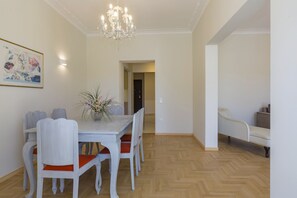 Living area - The Bright Suite (Corfu)