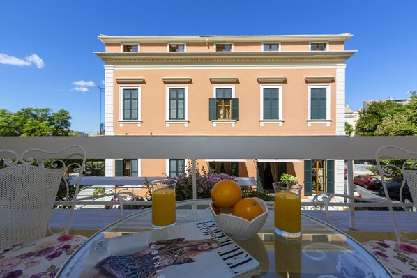 Luxury Apartment, 2 Bedrooms, Non Smoking, City View | Balcony view - The Bright Suite (Corfu)
