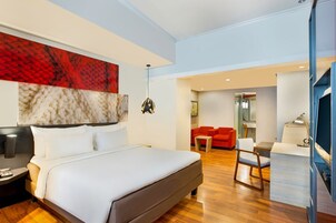 In-room safe, desk, laptop workspace, WiFi (free)