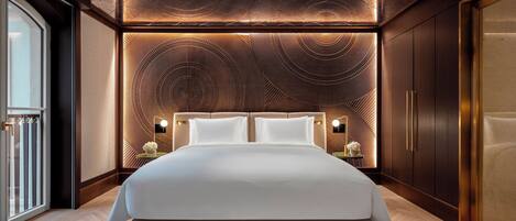 Junior Suite | Hypoallergeen beddengoed, donzen dekbedden, een minibar