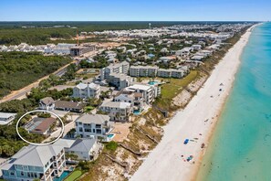 Aerial view - 30A Beach Bliss by Bliss Beach Rentals (Panama City Beach)