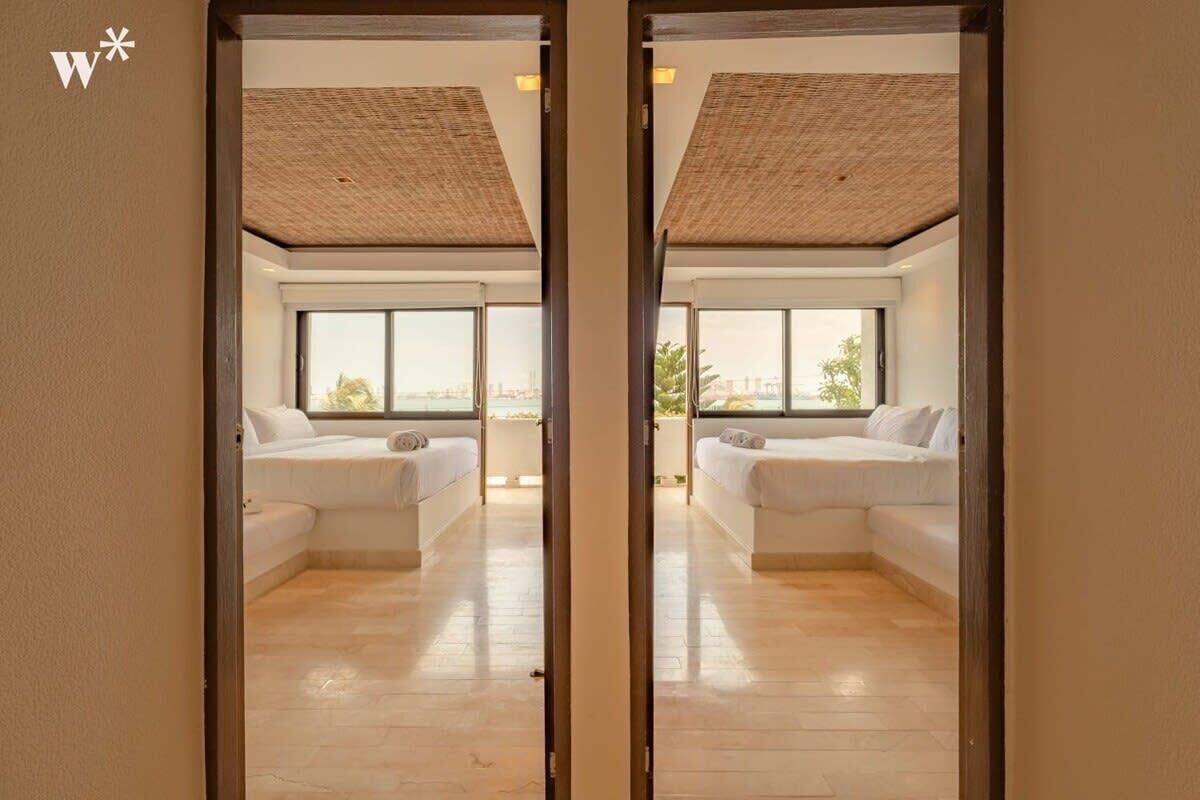 4 chambres, fer et planche à repasser, Wi-Fi, draps fournis