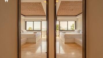 4 dormitorios, tabla de planchar con plancha, wifi y ropa de cama