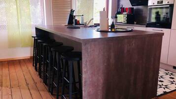 Apartment, Multiple Beds | Living area | Fireplace