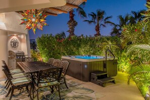 Terrace/patio - La Casa Bendecida: Mexican Charm & Outstanding Amenities. Promos available. (Cabo San Lucas)