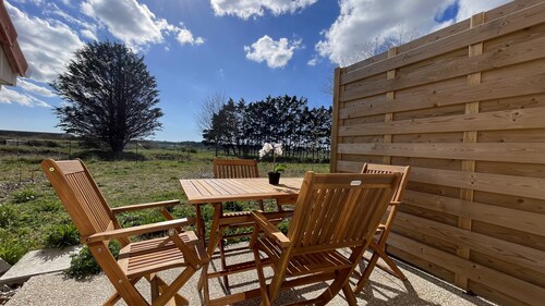 Maison vue sur la Baie de Canche