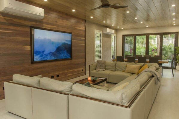 TV, stereo, offices