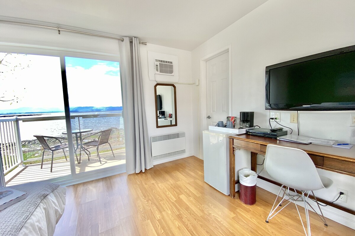 Desk, laptop workspace, soundproofing, WiFi (free)