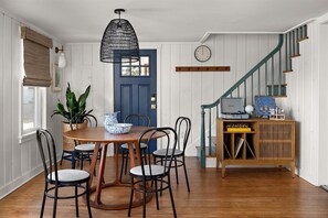 Dining - #15 Dog-Friendly 2BR Ocean-Block Cottage with Private Drive in Rehoboth Beach (Rehoboth Beach)