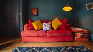 Superior-Apartment, eigenes Bad | Lounge