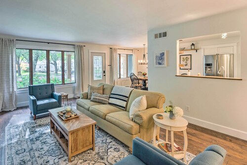Airy Cottage Close to Rock Lake w/ Fire Pit!